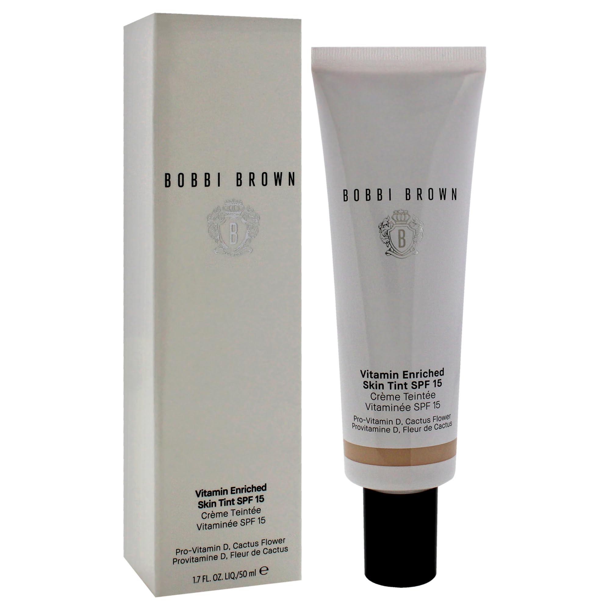 Bobbi Brown Vitamin Enriched Hydrating Skin Tint SPF 15 with Hyaluronic Acid Fair 2, 2 Fair, 50 ml (Pack of 1) - Image 3