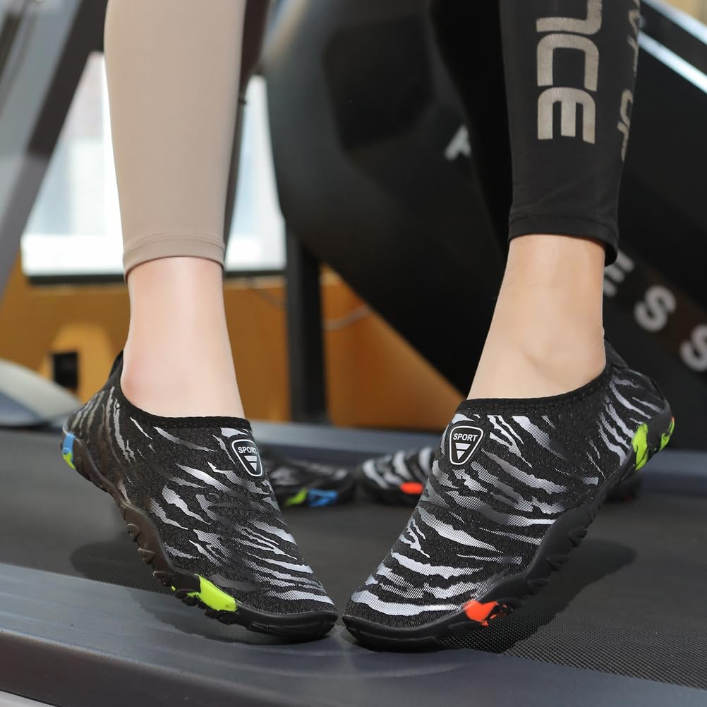 Wasserschuhe für Damen Herren, Barfuß Schnelltrocknende Aqua Sneaker für Trailrunning, Schwimmen, Tauchen, Surfen, Pool, Strandlauf, Yoga