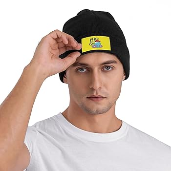 LIICHEES Cartoon Monster Playing Skateboard Beanie Hat for
