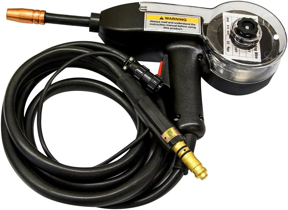 Technology MSG094 Spool Gun for Aluminum Welding for LOTOS MIG175 MIG Welder (Older Version 2023 or Before, Not for 2024 MIG175 or MIG175SE), Black