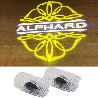 Amazon Co Jp レーザーロゴライト ドアウェルカムライト ドアカーテシランプ Ledロゴ投影 トヨタ系アルファード30系 カーテシ 2個セット車用ドアランプ 車 バイク