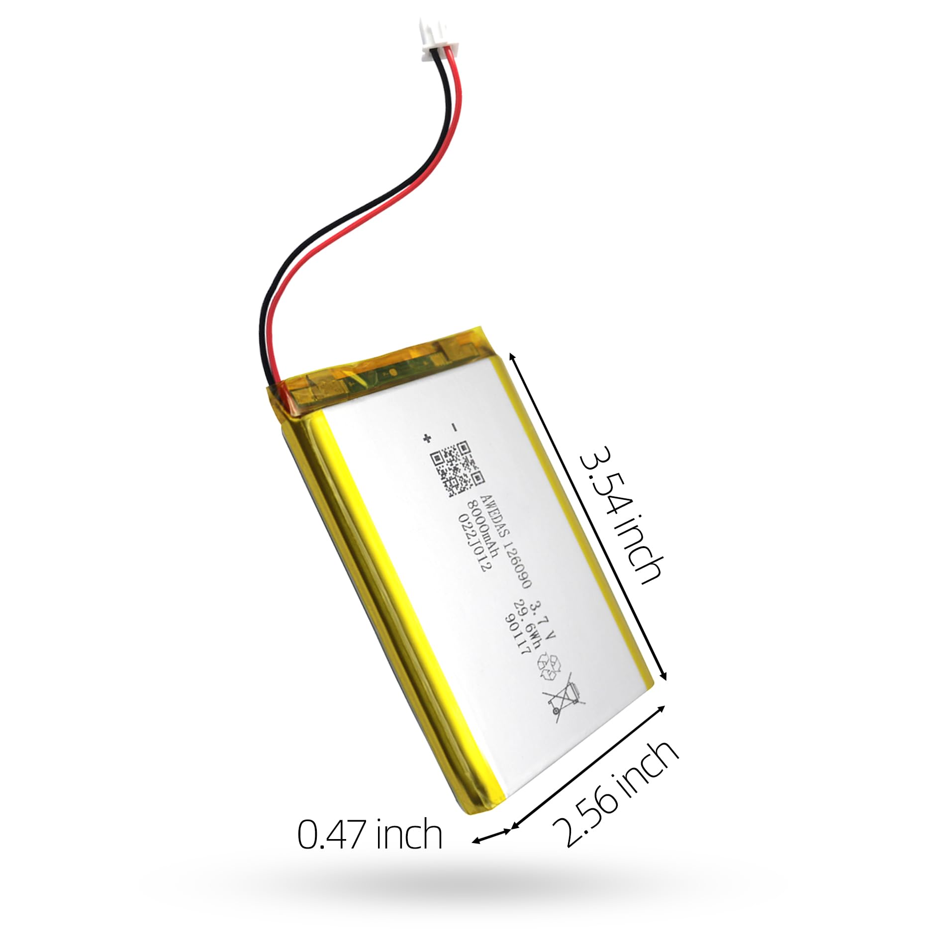 ワンスタページ Amazon.com: AWEDAS (2 Pack) 126090 Battery 126090 Rechargeable