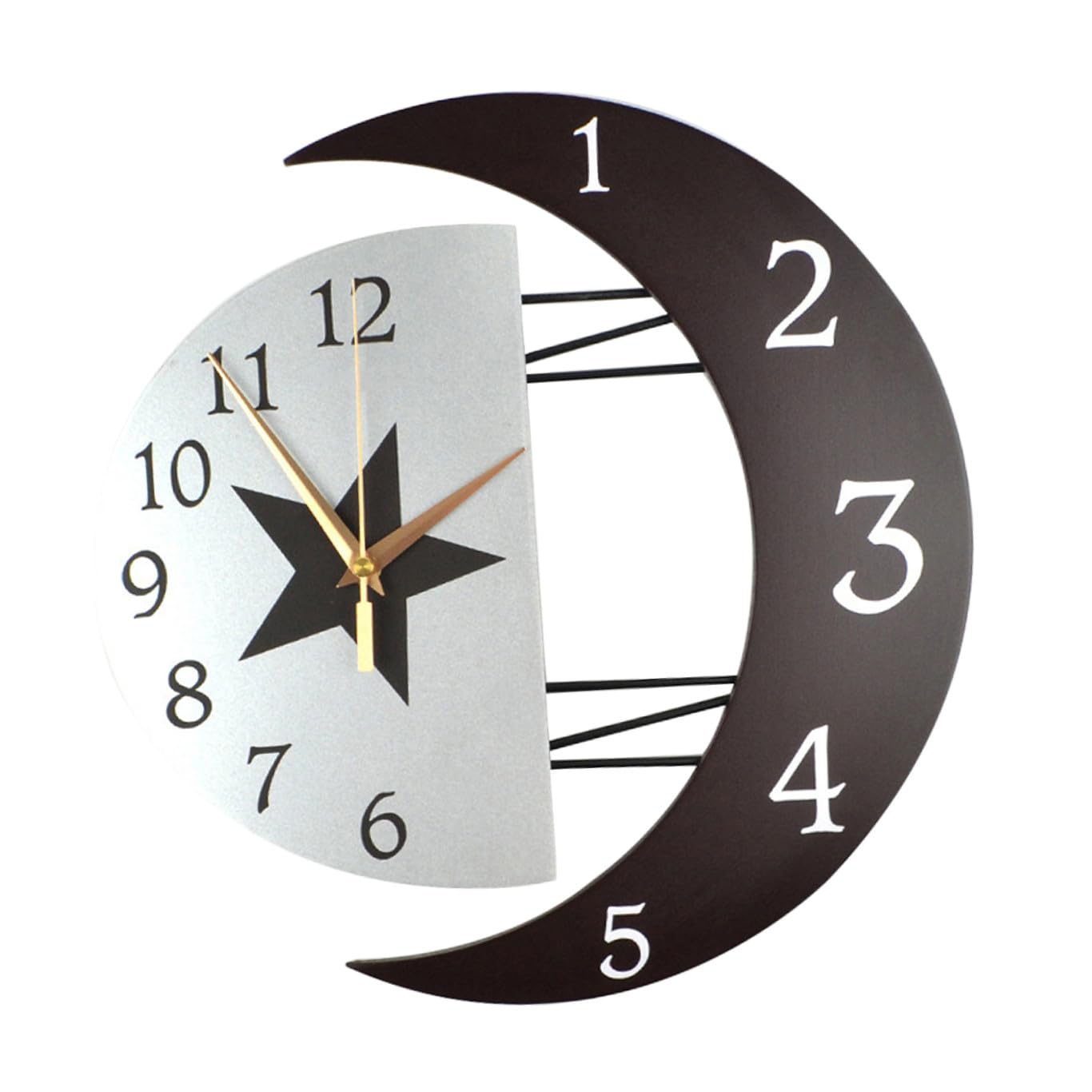 Horloge murale créative silencieuse VANZACK pour remplacer les horloges bruyantes de salon
