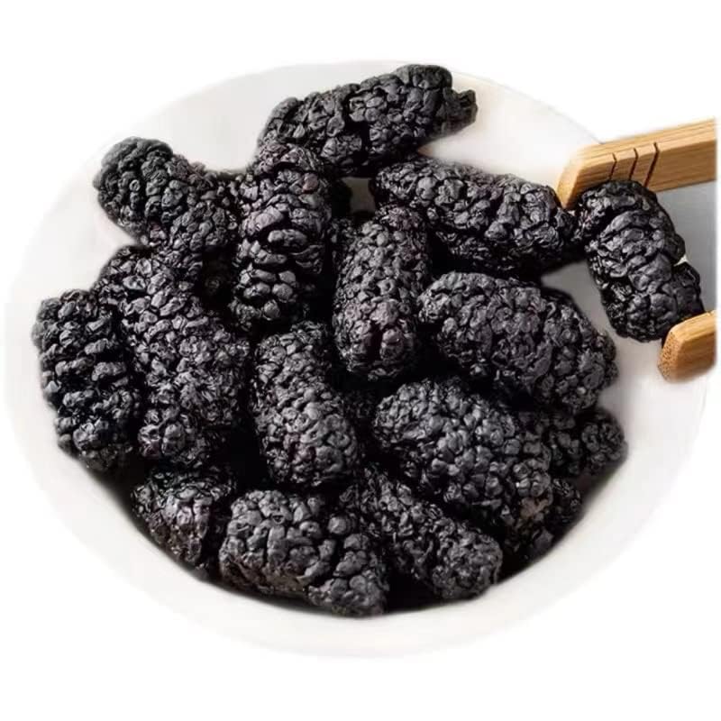 Miniatura 2 de GUOSETIANX Moras negras secas silvestres de alta calidad, 8.82 oz, sin arena, sin enjuagues, listas para comer