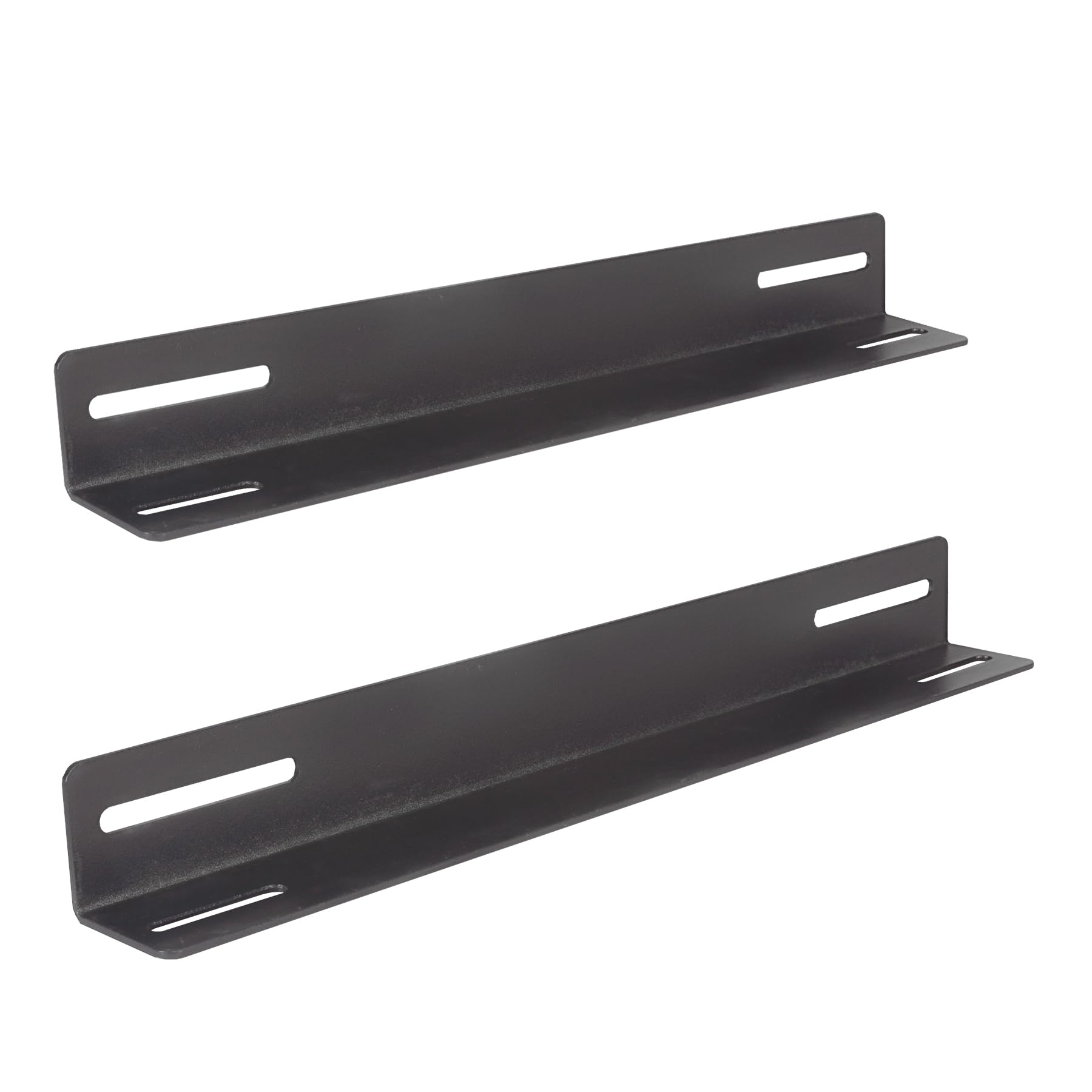 Aiten Data Set di 2 guide laterali fisse. Dimensioni: larghezza x profondità x altezza: 300 x 35 x 35 mm, adatte per armadi rack da 19" da 450 mm