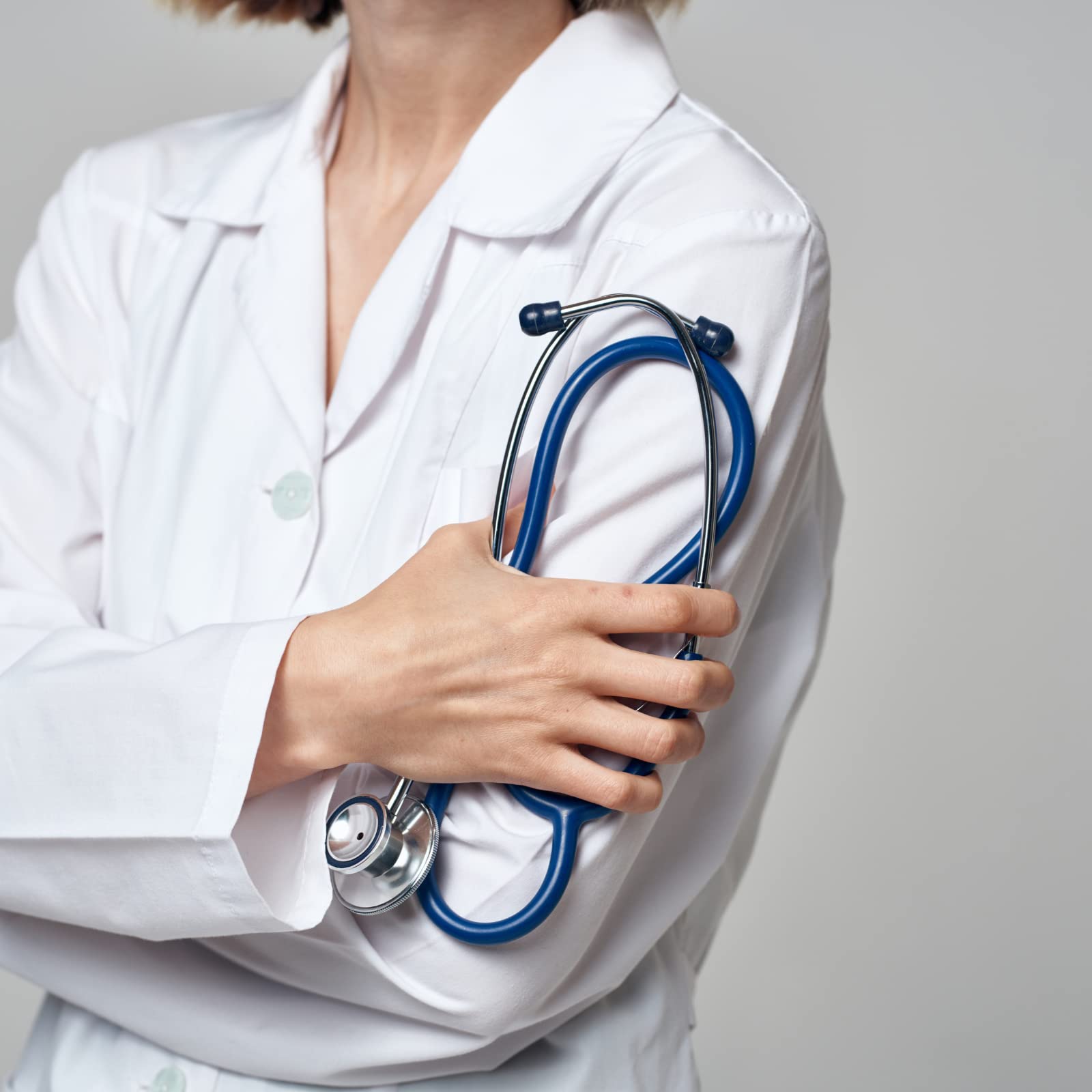 Generico Camice da Lavoro Laboratorio Uomo Donna Bianco Casacca Per Medico Farmacista Estetista Macellaio Massaggiatore Dentista,Personalizzato con logo e nome ricamato