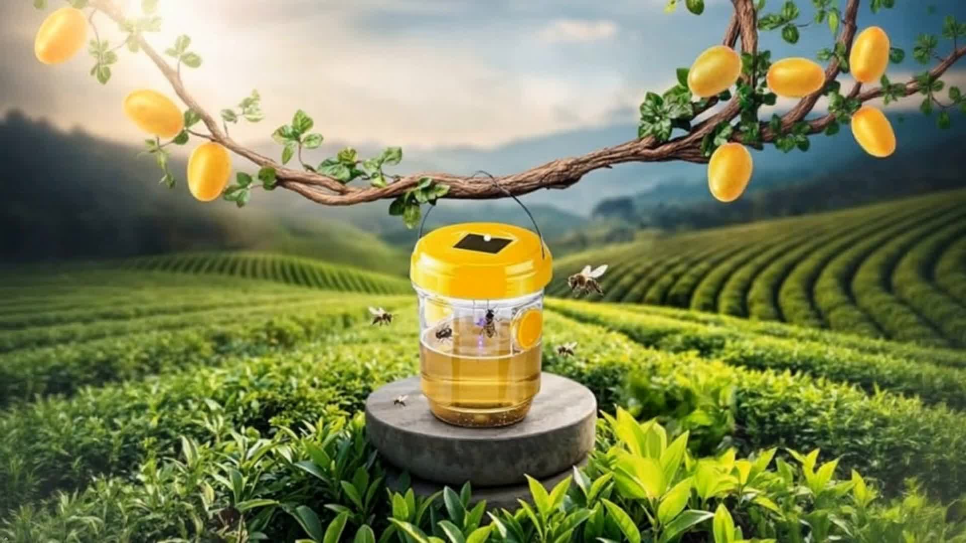 Amazon.com : Zapnest Wasp Trap Outdoor Hanging – 4 Pack Solar