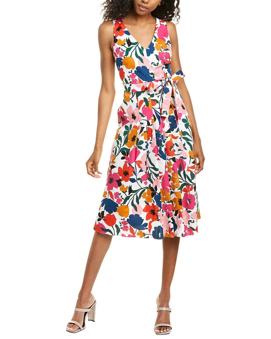 Donna Morgan Womens Cotton Poplin Dress Cocktail Dress