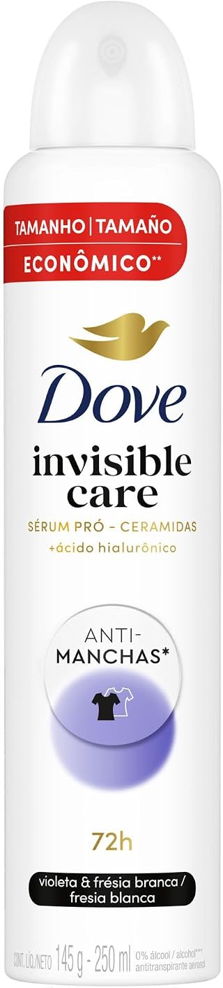 Dove Desodorante Antitranspirante Aerosol Invisible Care 250ml