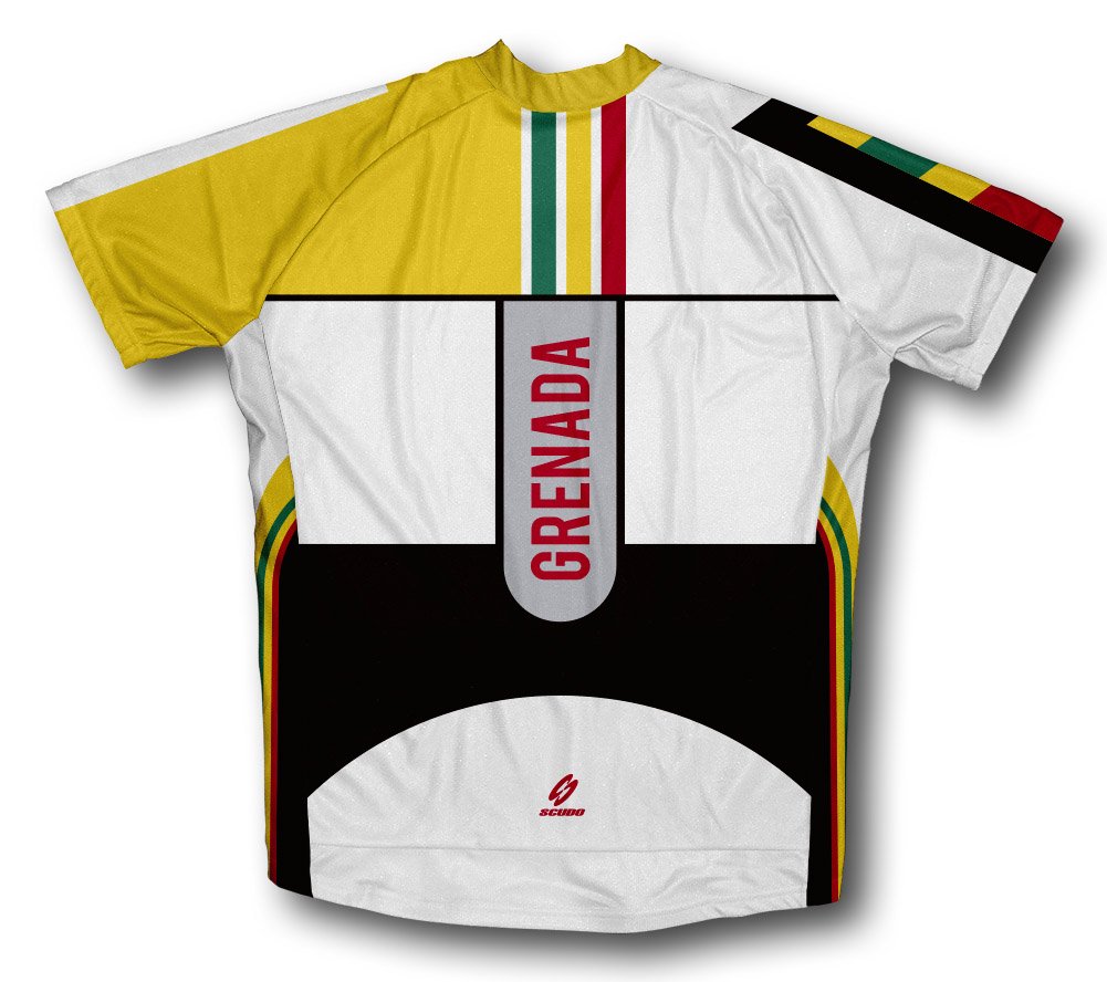 ScudoPro Grenada Short Sleeve Cycling Jersey for Men - Size L White