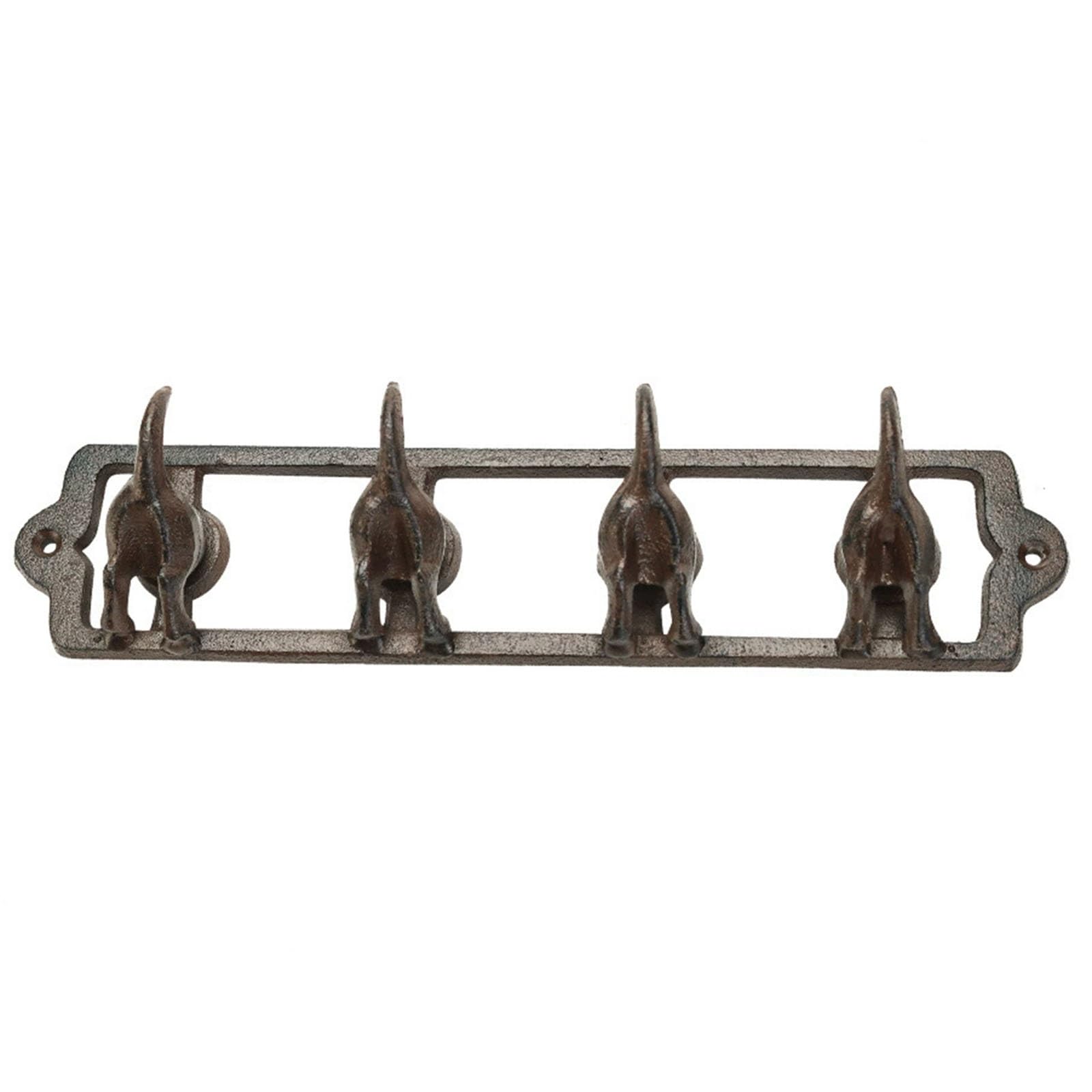 Ylfkwlhrw Noir Cast Iron Coat Hooks Vintage Creative Coat Retro Entrance Courtyard Hook Wall Decoration For Coats Keys Bags