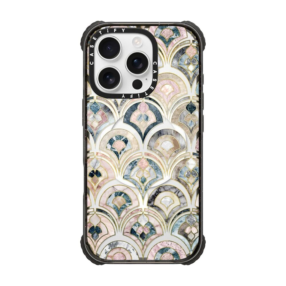 CASETiFY iPhone 16 ケース Clear - Marble051 CASETiFY iPhone 16 ケース Clear - Marble051 Amazon.co.jp