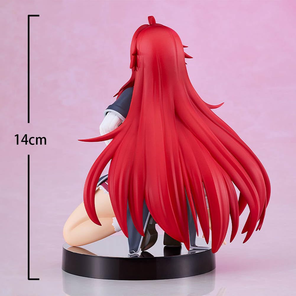 DEXSHUN Rias Gremory Anime Figura de Manga Figuras Uniforme Rias Gremory Estilo Estatua PVC Anime Merch Modelo Coleccionable Regalo 14 cm