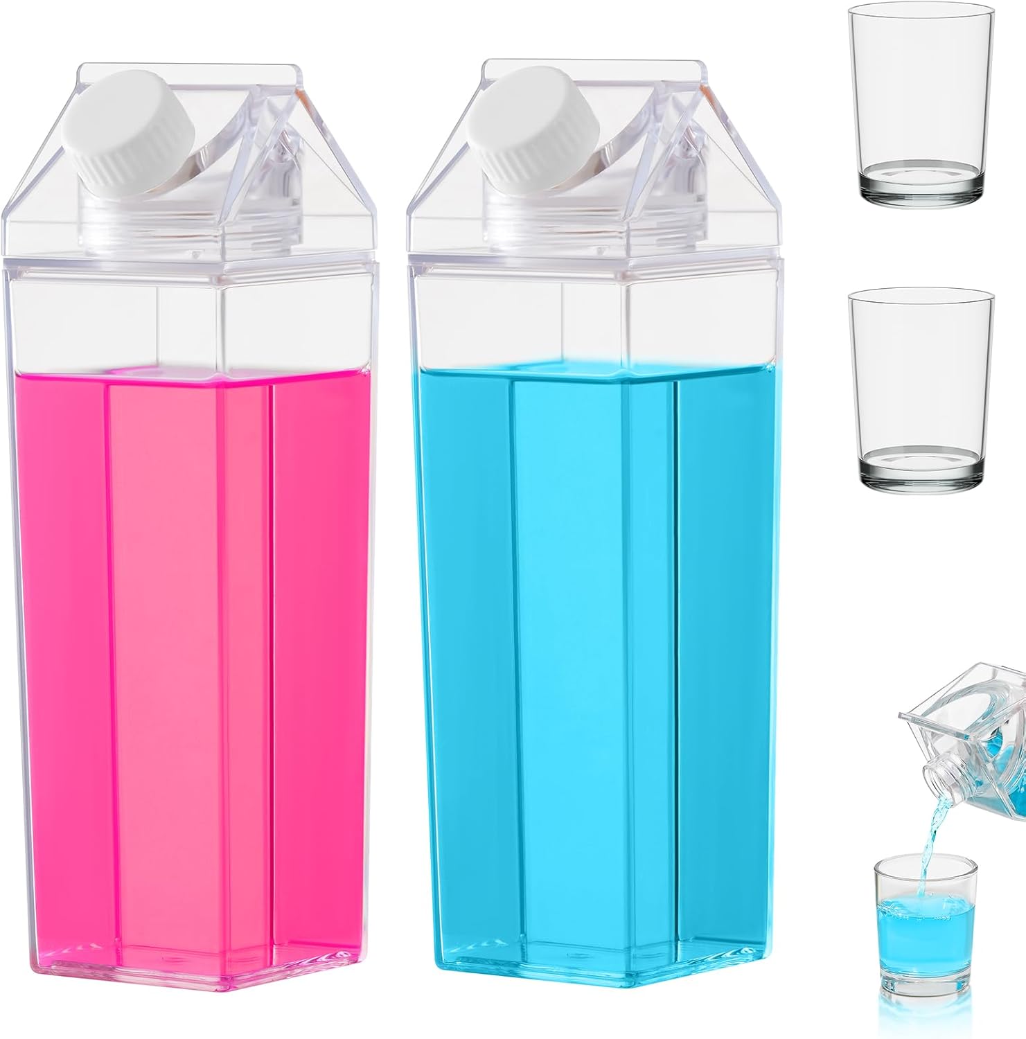 VITVITI Plastic Mouthwash Dispenser for Bathroom, Mouth