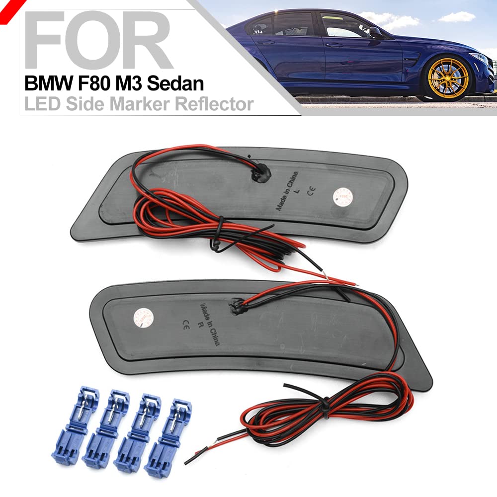Amazon.com: nsautolighting Smoked Lens White LED Front Side Marker