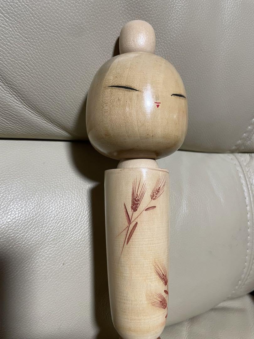 創作こけし 岸貞男 33cm 近代こけし 内閣総理大臣賞受賞作家 240813