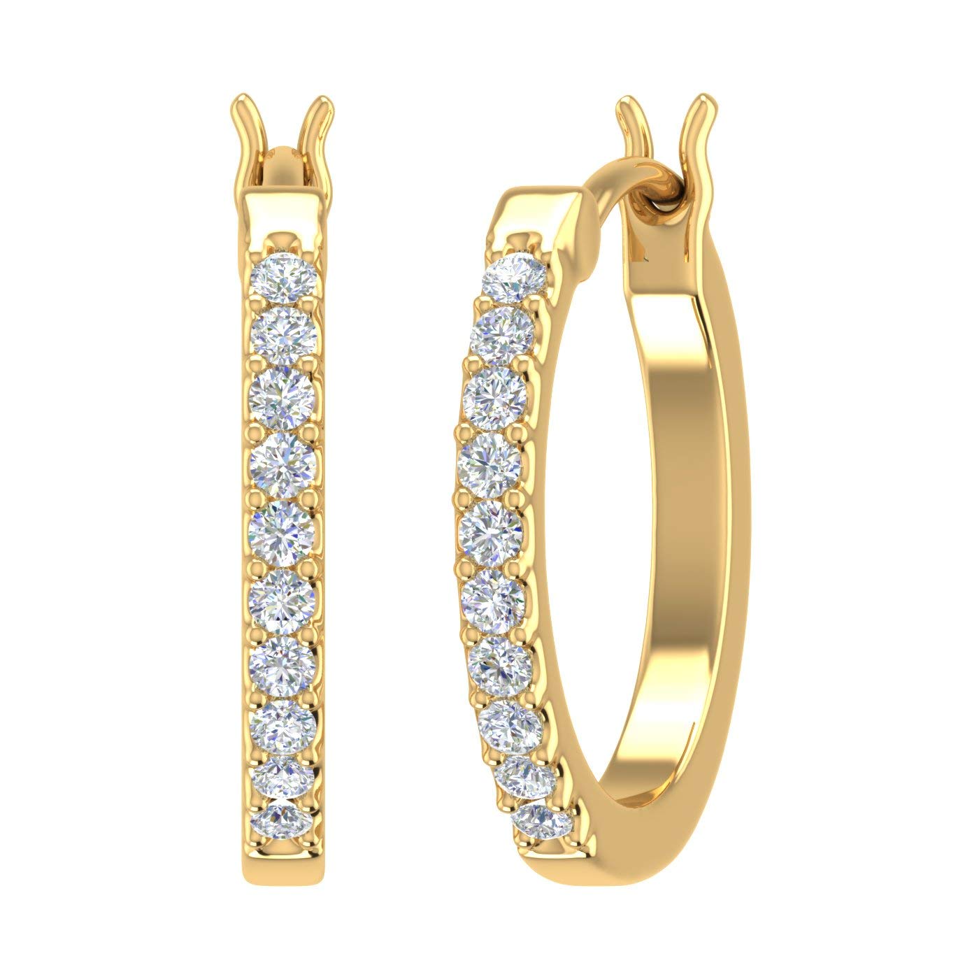 FINEROCK Diamond Hoops