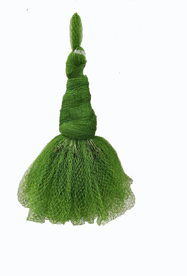 PURKAIT CAST Fishing NET Height 7feet, Round 28feet, 14mm MESH, Weight 1.5kg. Fishing Net (Green Colour)-image-42