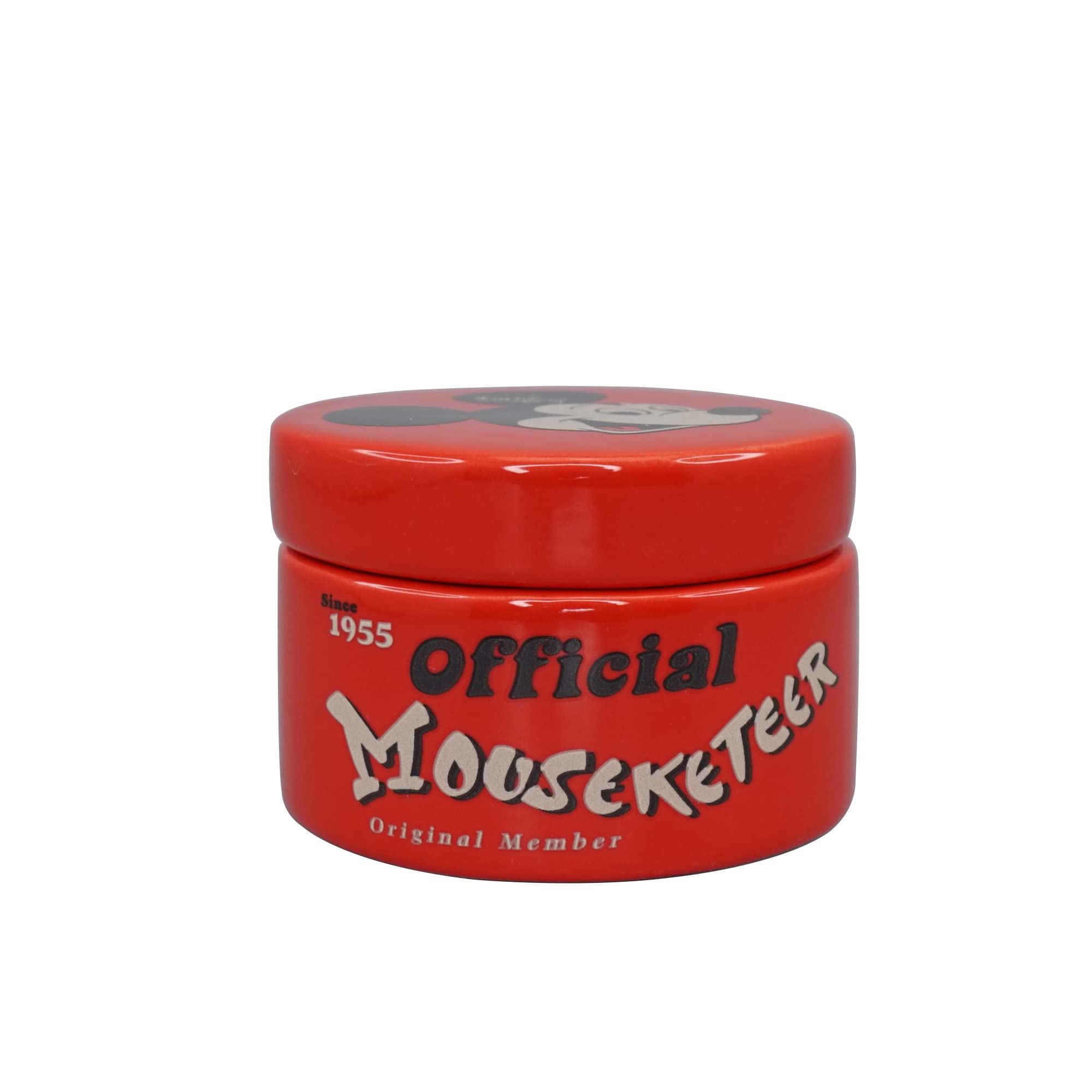 Half Moon Bay - Disney Mickey Mouse Ceramic Trinket Box Round - Trinket Box With Lid - 5.5x7.7cm Home - Mickey Mouse Gifts