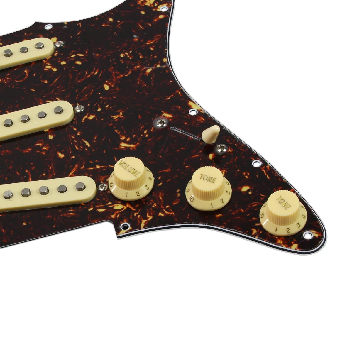Amazon.com: FLEOR Alnico 5 Prewired Pickguard 3 Single Coil  