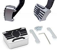 1 Inch Clutch Pedal Extender Universal Fit Manual Transmission - Alloy Pad for Smoother Shifts & Better Driving Comfort