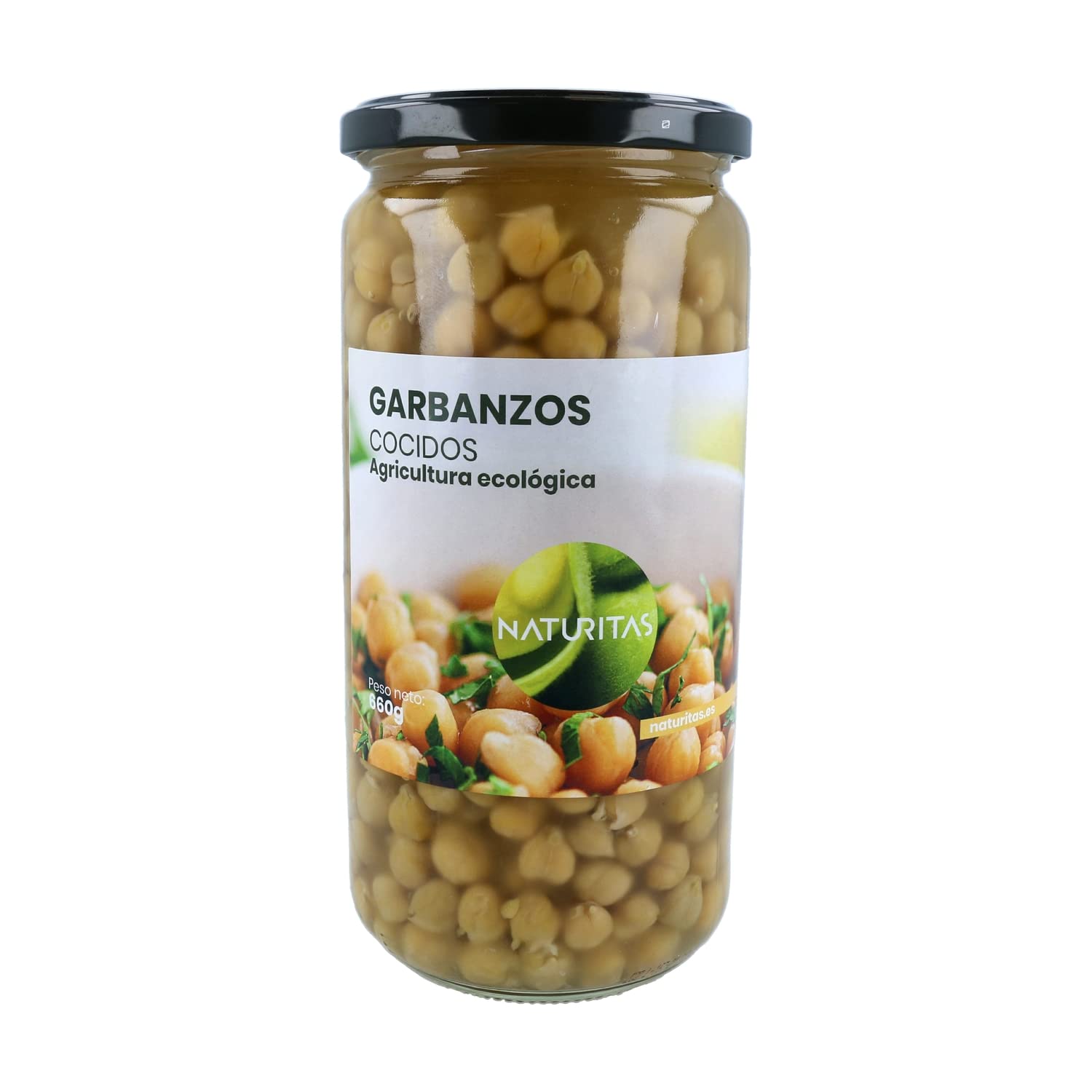 Ceci Cotti Bio 660g Naturitas Essentials | Ideali per insalate | Pronti all'uso | Ricchi di fibre e vitamine del gruppo B