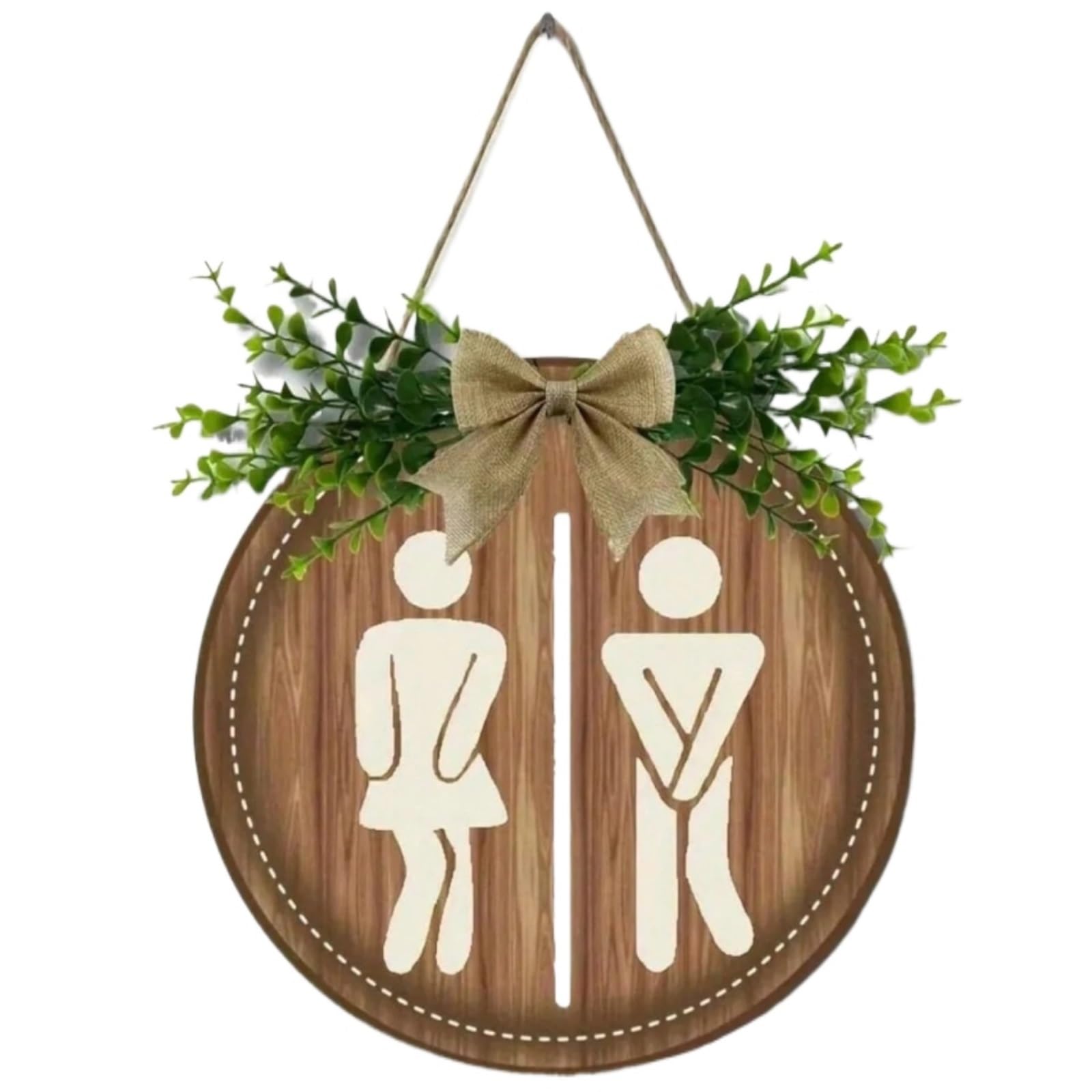 Toilet Sign 1pc Toilet Sign House Decoration Wall Farmhouse Bathroom Scene