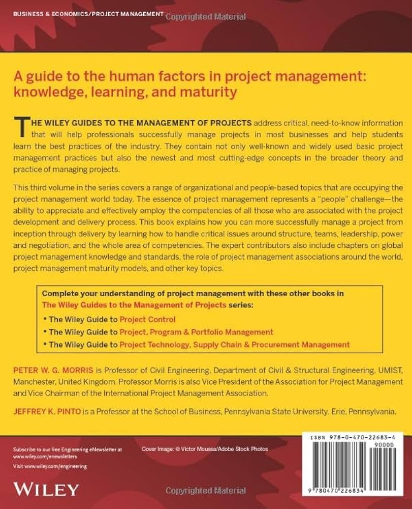 Amazon.com: The Wiley Guide to Project Organization and