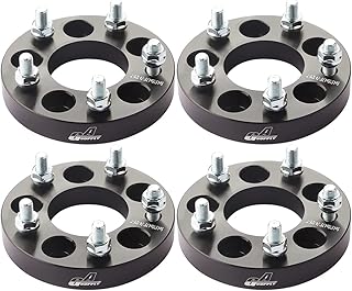GAsupply 5x4.5 to 5x4.75 Wheel Adapters, 5x114.3mm to 5x120.65mm Forged Wheel Spacers Adapters, 74mm Hub Bore with 12x1.5 Studs, 1 inch/25mm
