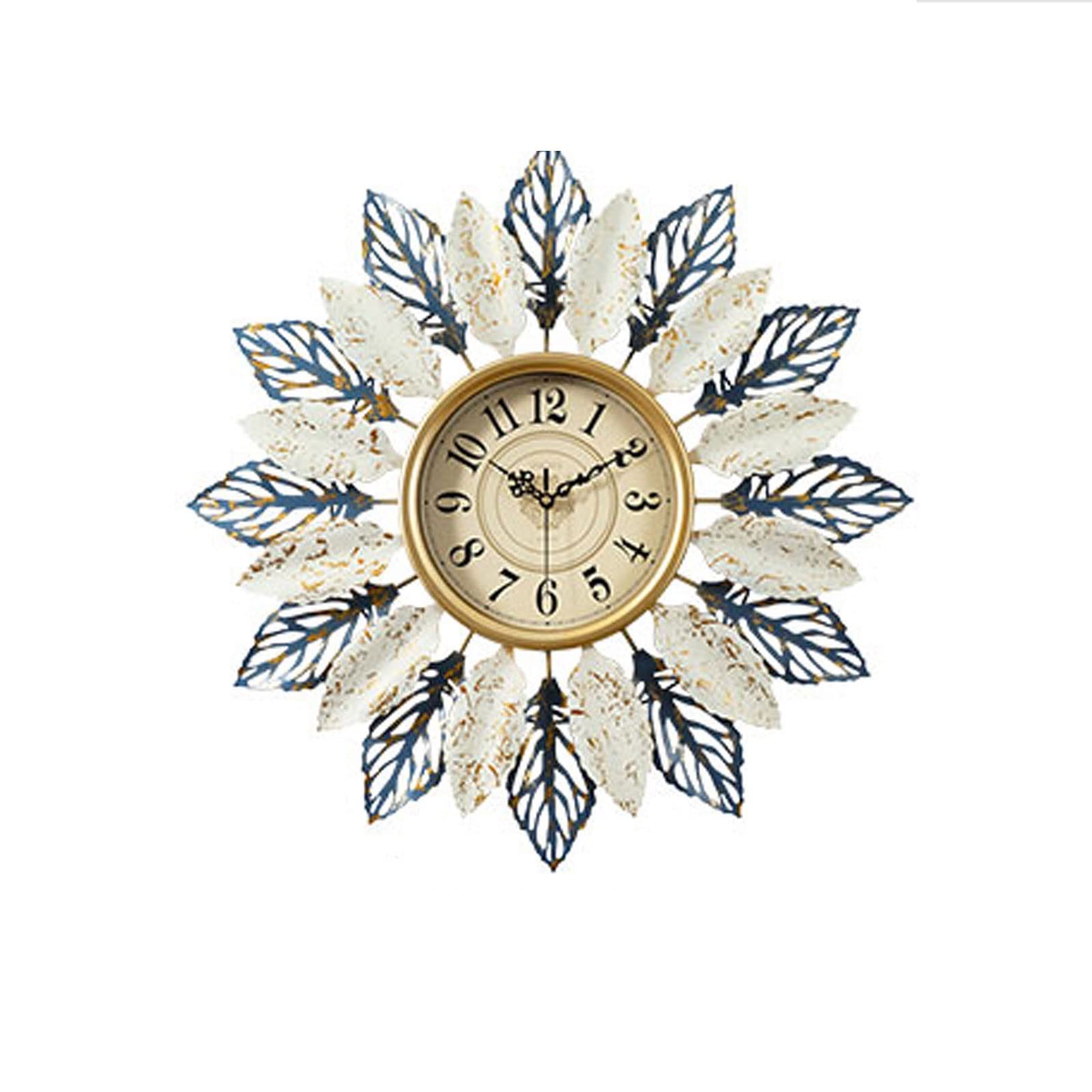 MYUYEE Large Silent Large Digital Dial No Tick Sweep Second Movement Movement Modern Living Room Bedroom Office ation Wall Clocks for Living Room