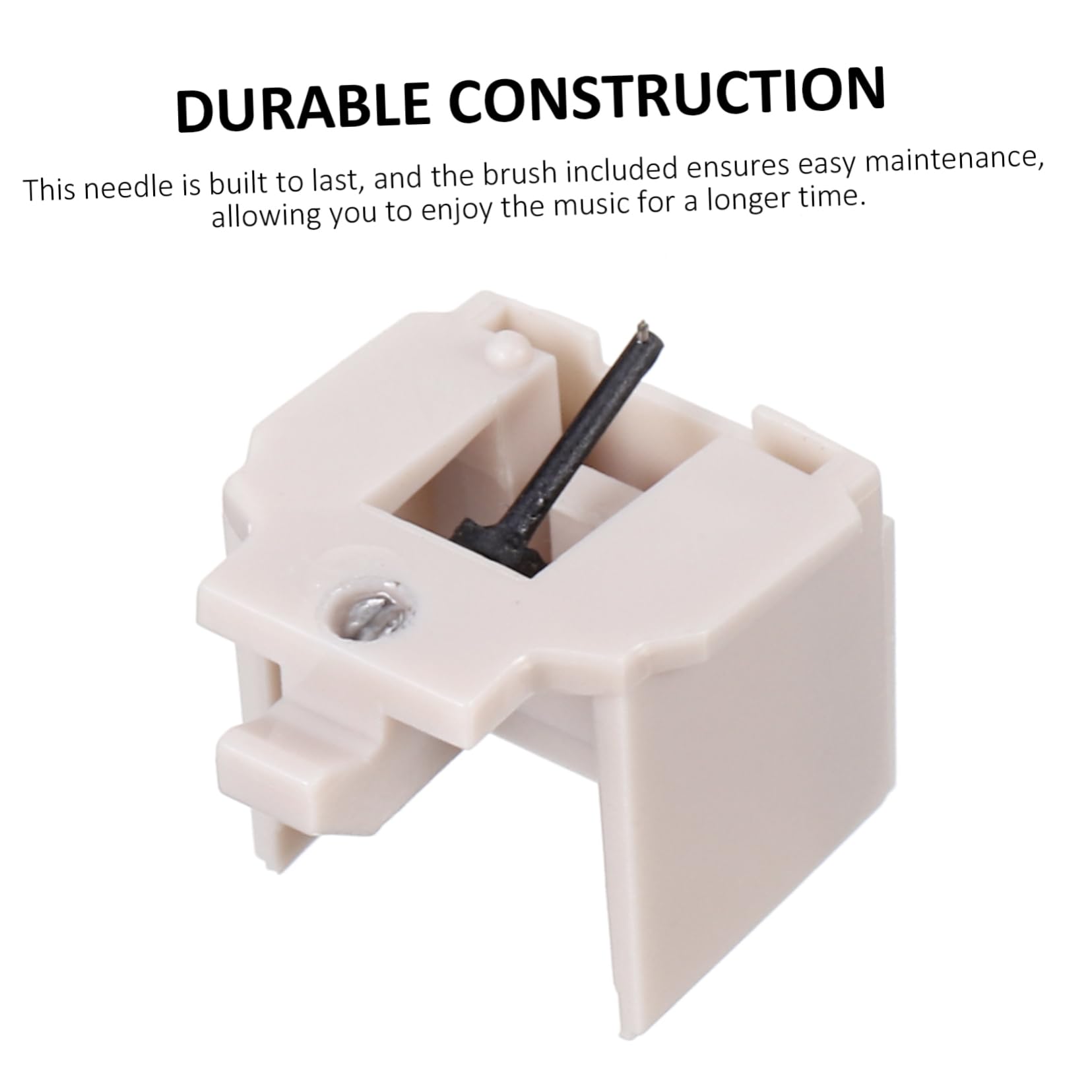 1set Ricambi Per Puntina Di Giradischi Con Spazzola Di Pulizia Puntina Sostitutiva Per Turntable Facile Installazione e Suono