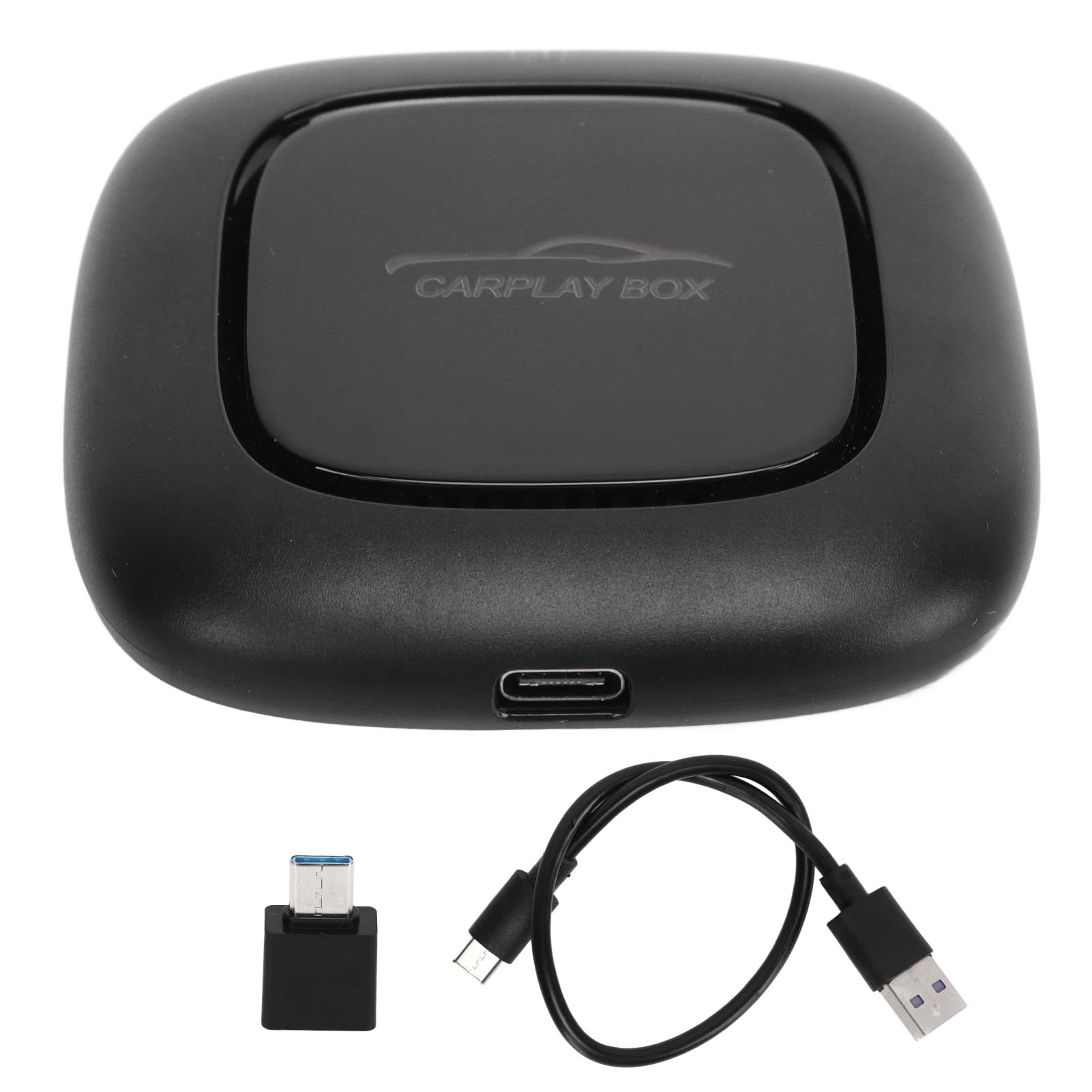 Bezprzewodowy CarPlay AI Box dla Androida 10.0 Bluetooth 5.0 4 GB 64 GB ROM Obsługa Zestawu Głośnomówiącego dla Oryginalnych Przewodowych Modeli CarPlay, materiał ABS Plug and Play dla