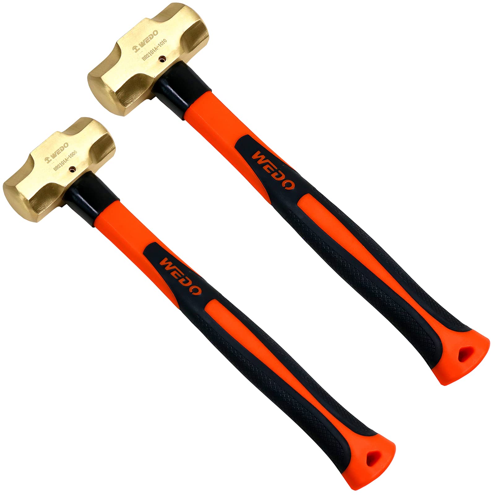 WEDO Brass Sledge Hammer - 4lb, Durable Handle -18