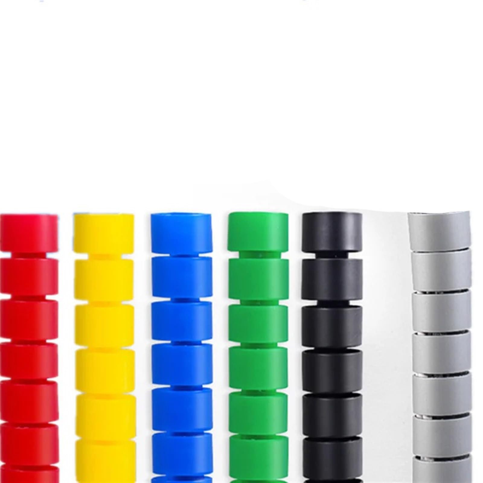 Guaina per cavi a spirale, 1 metro, protezione per tubi, organizer da 8 mm a 25 mm di diametro interno (verde, 10 mm)