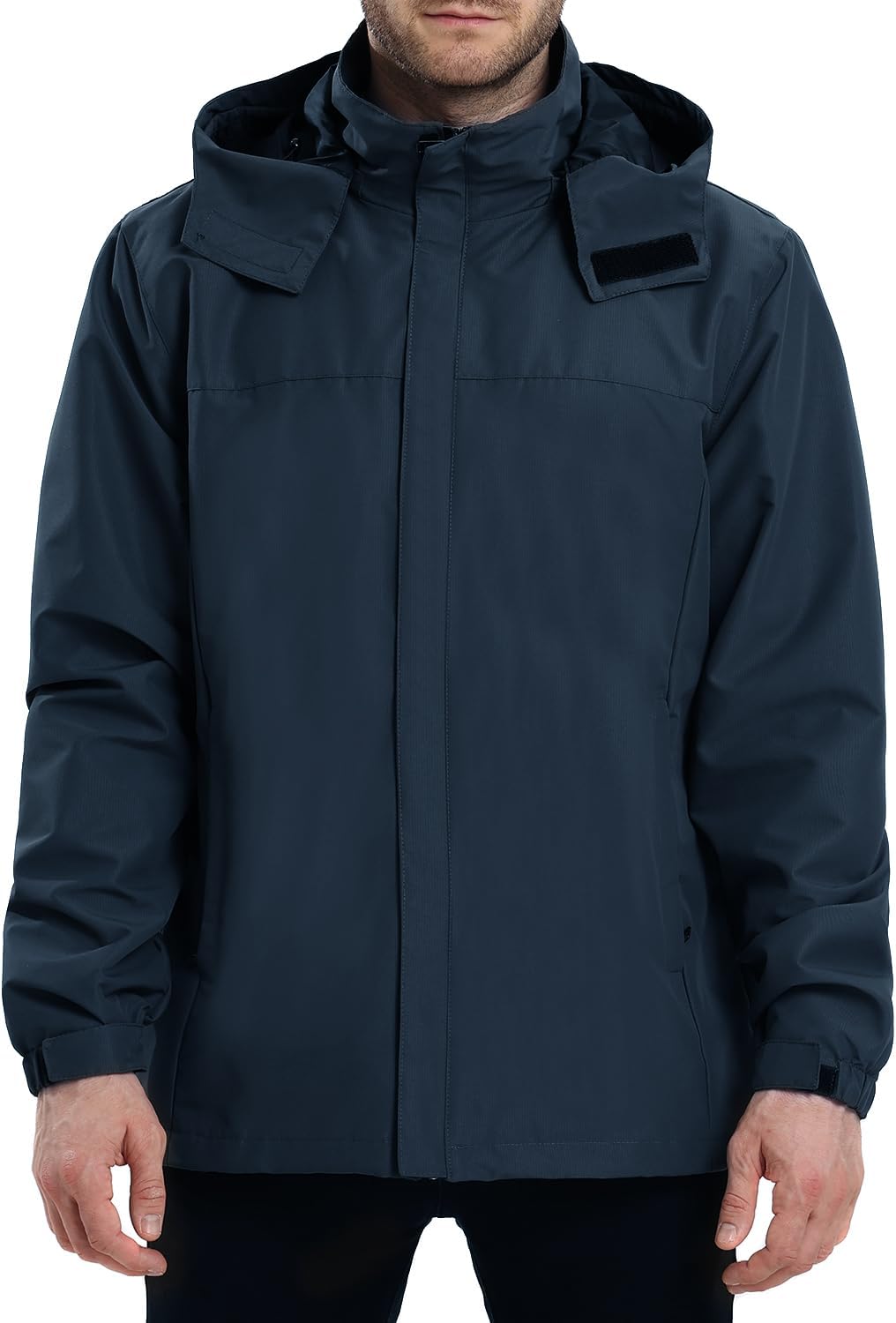 Rain Jacket Men Waterproof Lightweight Mens Rain Jackets Waterproof With Hood for Golf Hiking Travel - Image 6