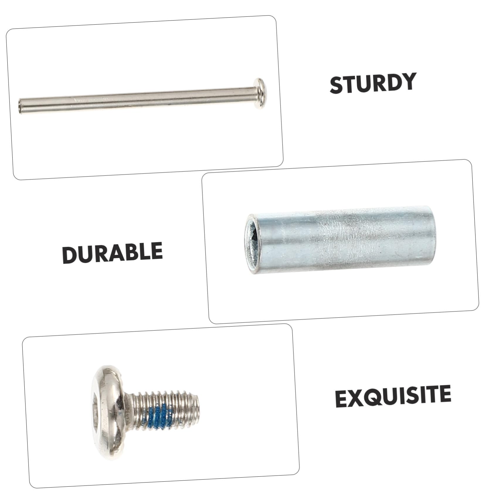 Gogogmee 1set Inline Skating Screws Inline Skates Wheel Screws Replacement Fittings for Roller Skates