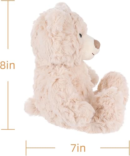 Miniatura 3 de Apricot Lamb Juguetes de peluche color crema flor oso de peluche suave perfecto para niños 7.9 pulgadas