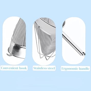 10-Inch Stainless Steel Fine Mesh Chinois Strainer