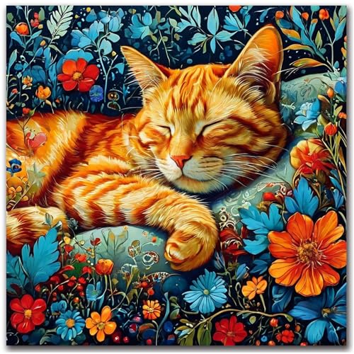 igoodom Cat Diamond Art Kits for Adults, DIY Wall Decor