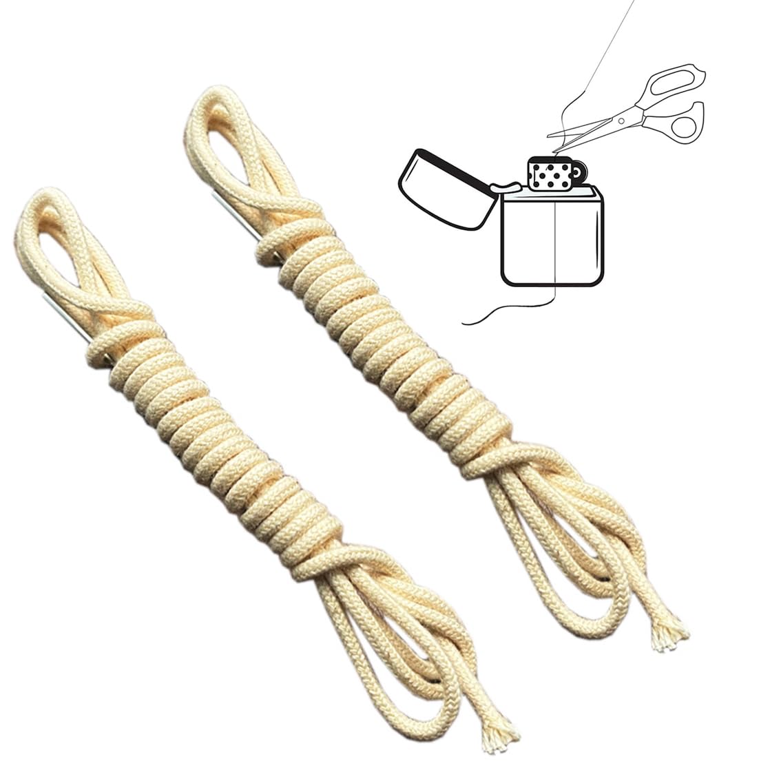 1M Kerosene Lighter Wick Lighter Wick Replacement Lighter Kerosene Wick Kerosene Lighter Consumables Replacement Cotton Core with Metal