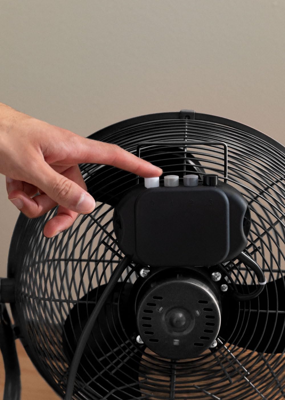 Ventilateur Create AIR FLOOR RETRO - Ventilateur de sol du style industriel - Moka
