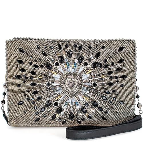 Mary Frances Crystal Reflection Crossbody Handbag