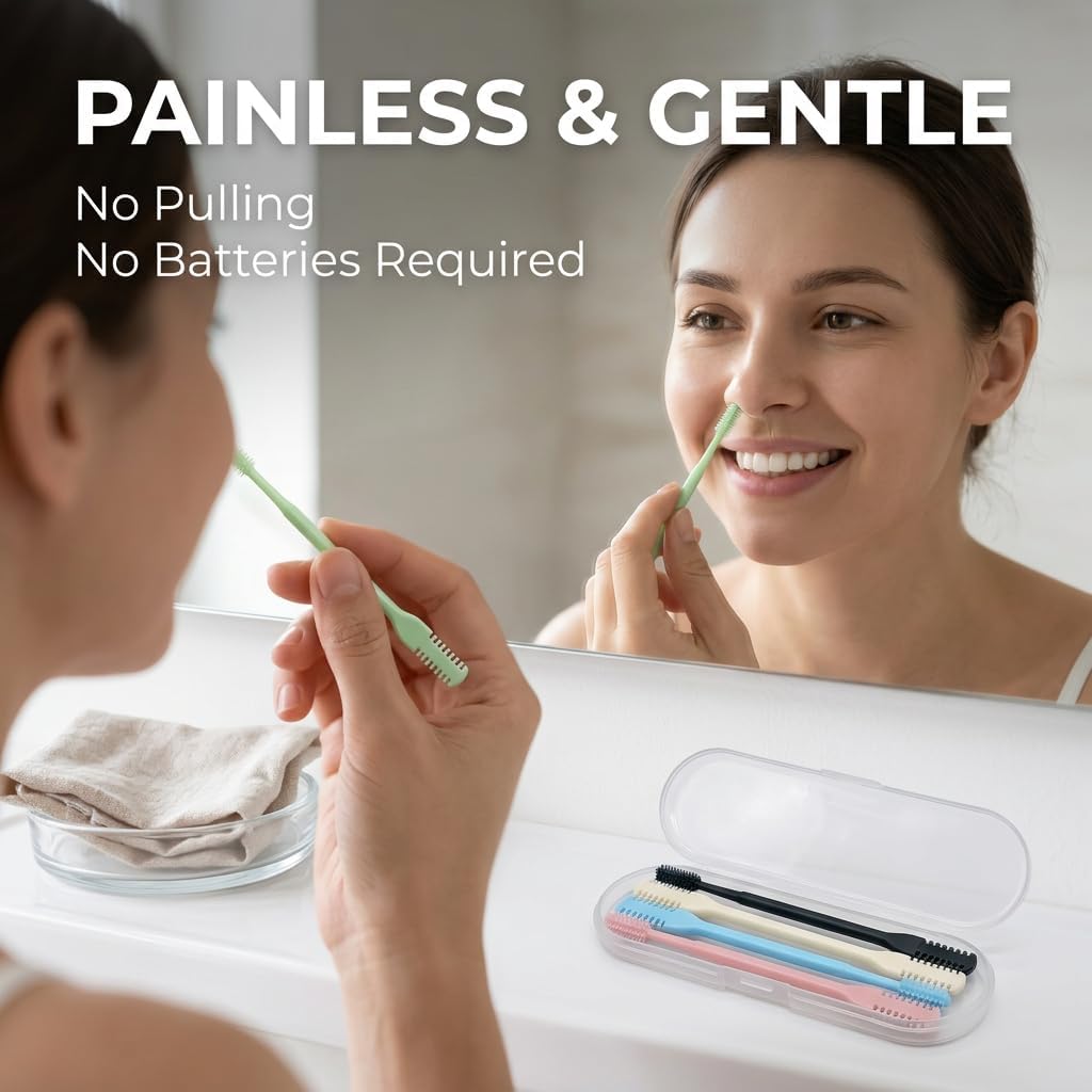 10PCS Nasal Hair Cutter 2-in-1 for Men and Women