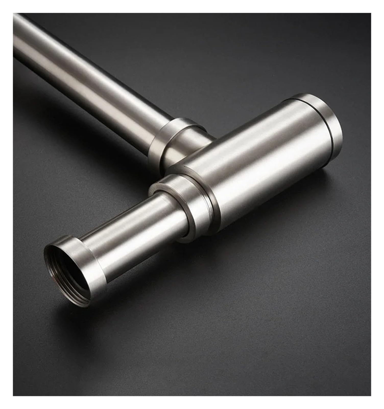 1 pièces 304 en acier inoxydable salle de bains Siphon évier tuyau vidange bassin Drain Nickel/Chrome bouteille piège ensemble accessoires Pour Bain