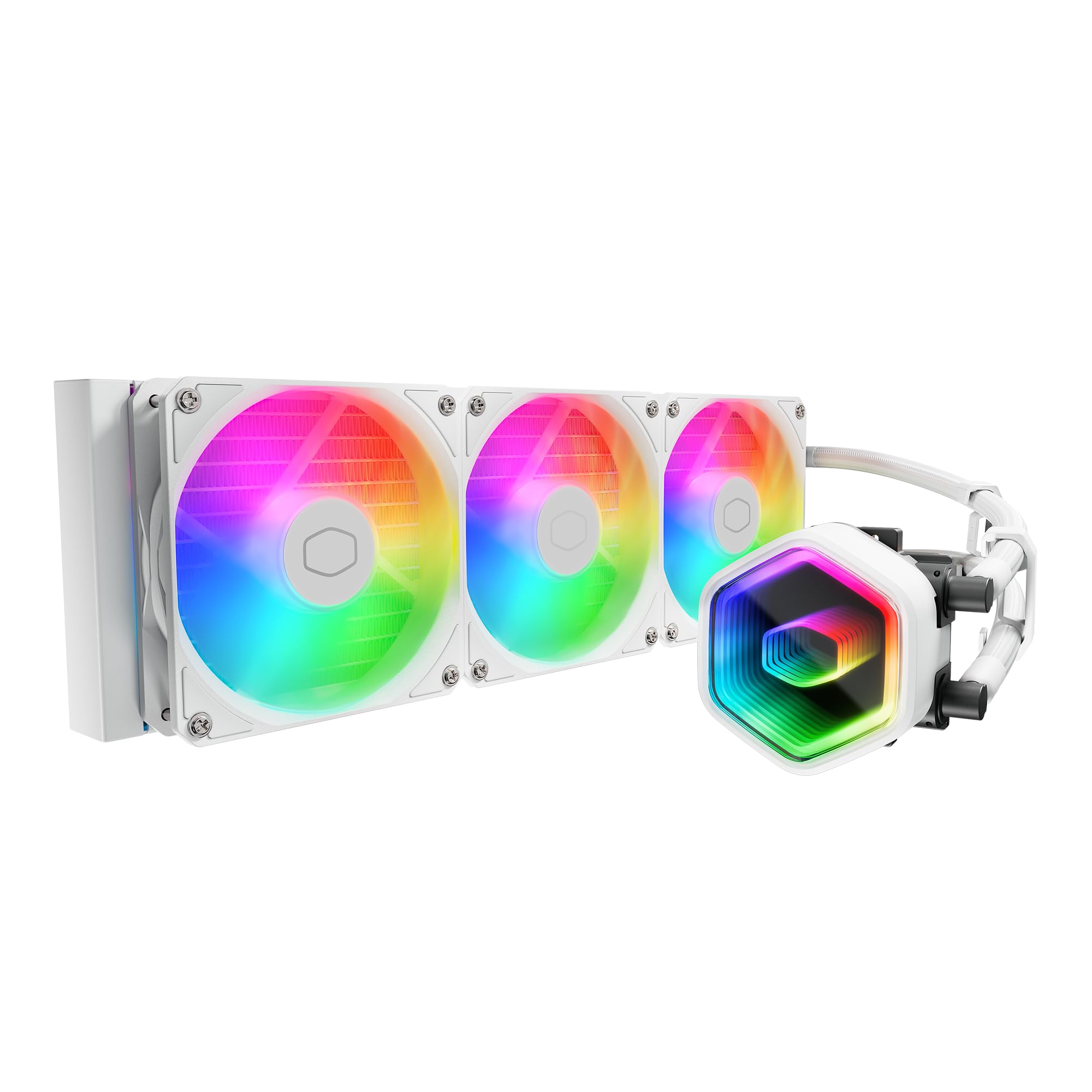 Amazon.com: Cooler Master 360 Core II White AIO CPU Liquid