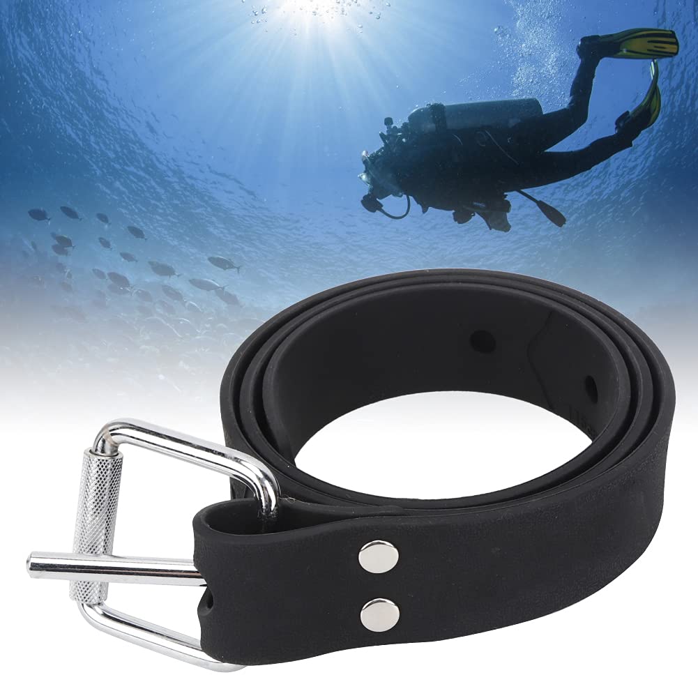 Silicone Plongée Poids Ceinture Léger Haute Résistance À Libération Rapide en Acier Boucle sous Marine Plongée en Apnée