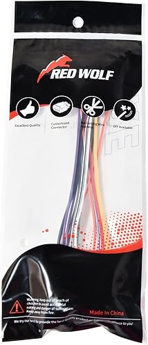 Miniatura 8 de RED WOLF Arnés de cableado de radio de coche para Ford 1999-2004 F150  F250 2001-2003 Mustang, 1998-2002 Mercury Grand Marquis Cable de alambre