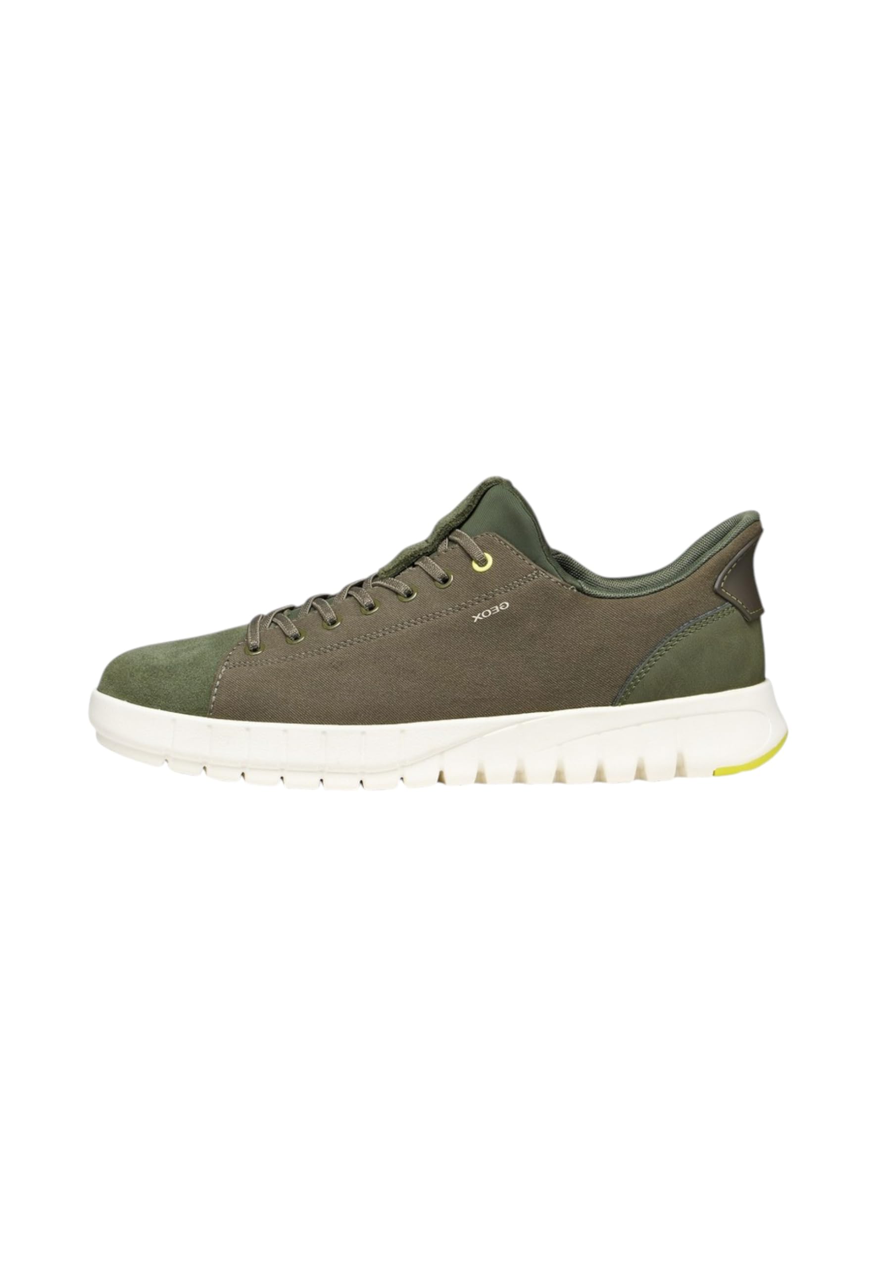 Geox Men U Flextride Plus C Sneaker, Lt Olive, 7 UK