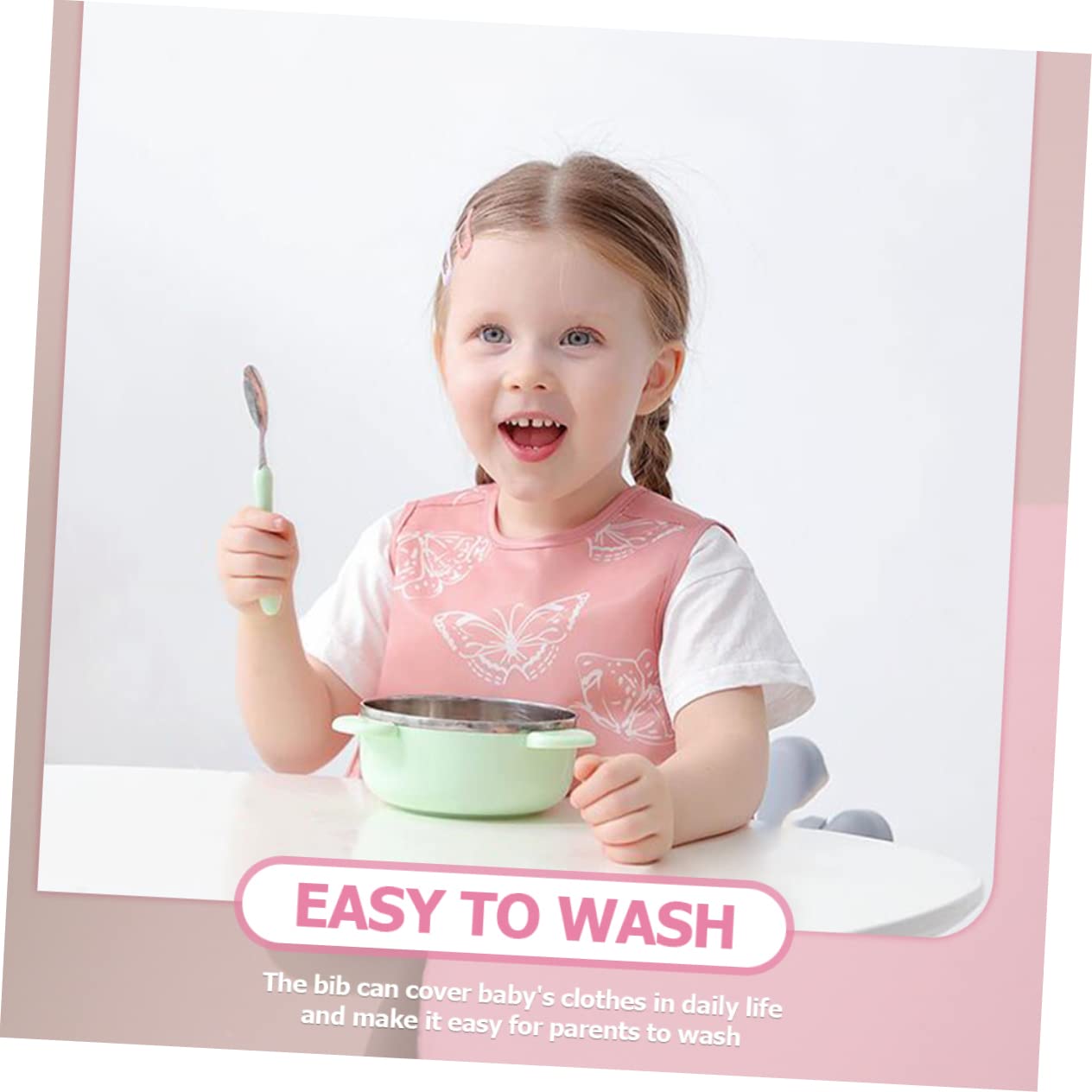 TOYANDONA 3 Pz Bambino Mangiare Bavaglino Bavaglini Bambino Grembiule Bambini Vernice Grembiule Pittura Grembiuli Grembiule Per Bambini Bambini Artista Grembiule Poliestere Bambini Mangiare