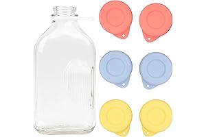 Silicone Glass Bottle Replacement Caps - 48mm Diameter Bottle Lids